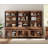  Home Office Furniture Set: 59In Modern Executive Desk With Charging Station And Drawers And Three 72In Tall Bookcases, Home Office Furniture For Living Room, Bedroom-1178213344