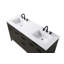 Meuble-lavabo double 60 po en chêne chocolat-314797663-314797648
