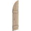 Timberthane à deux planches jointes avec niches en bois-64352766