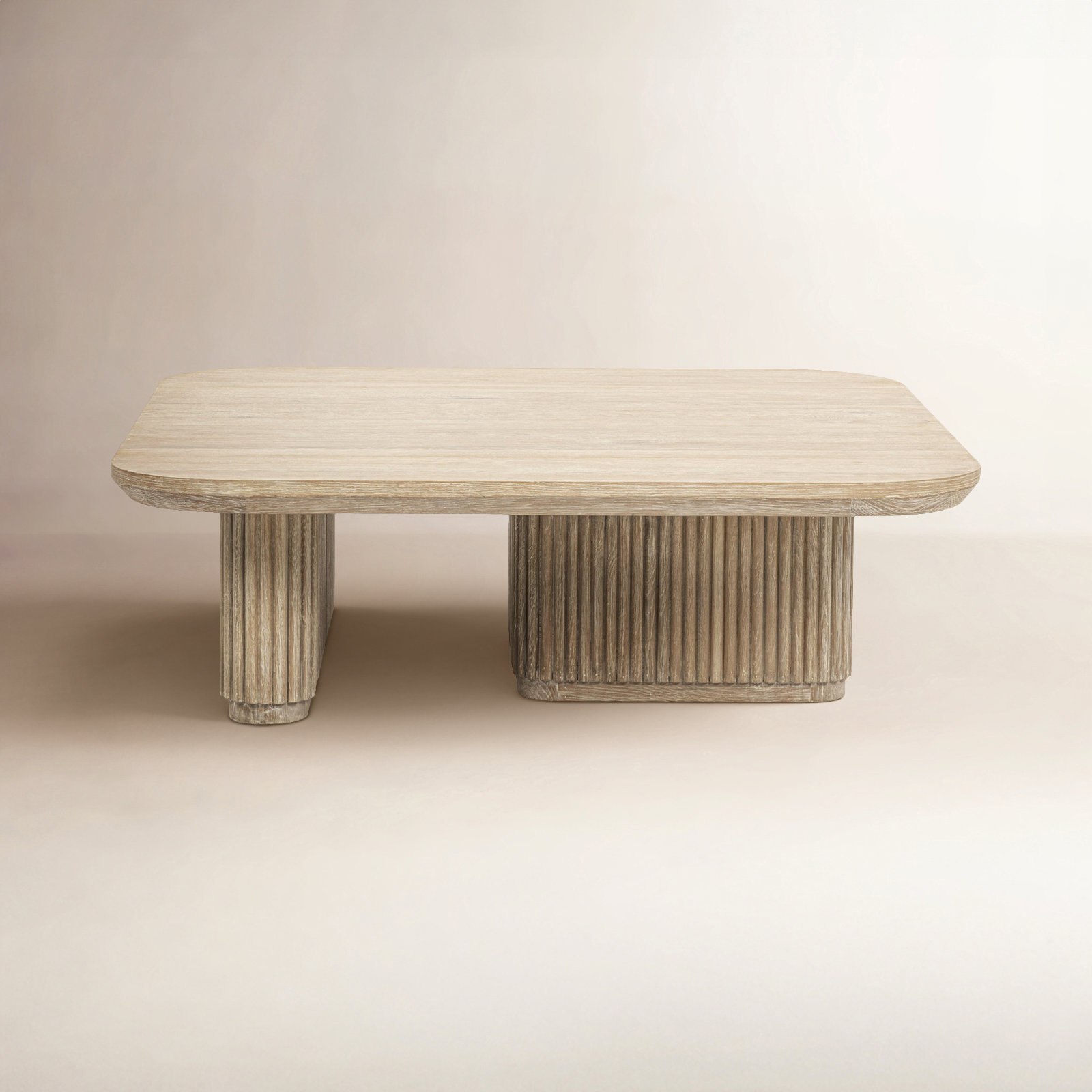 Vander Coffee Table, Cream Washed