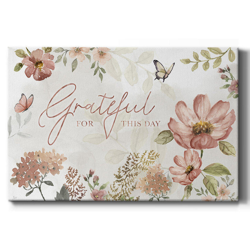 Summers Grateful-Gallery Wrapped Canvas, 12" H x 18" W