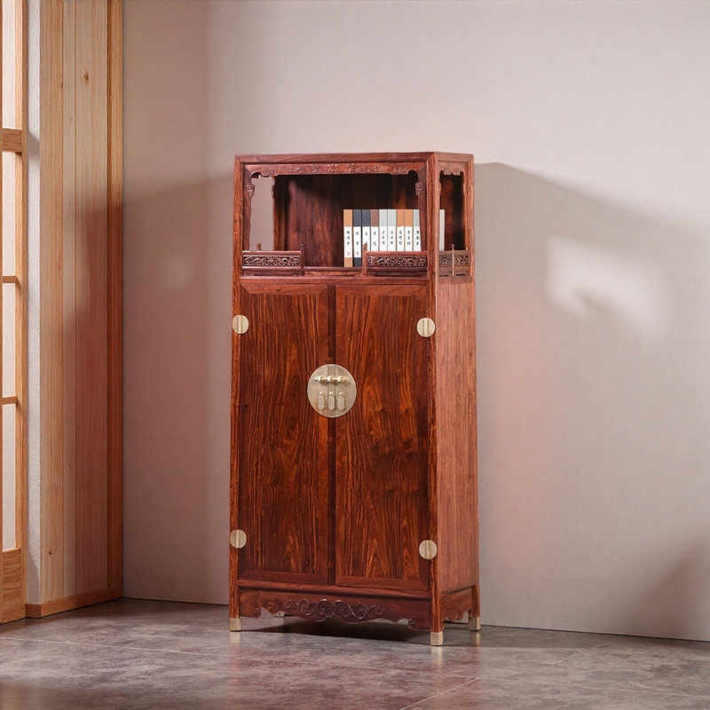 New Chinese Retro Minimalist Style Bookcase