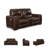 Alessandro Upholstered 84'' Power Reclining Loveseat-107239667