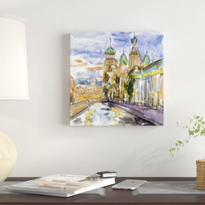 River City II by Melissa Wang - Wrapped Canvas Painting