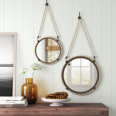 Ensemble de 2 miroirs muraux Pahrump