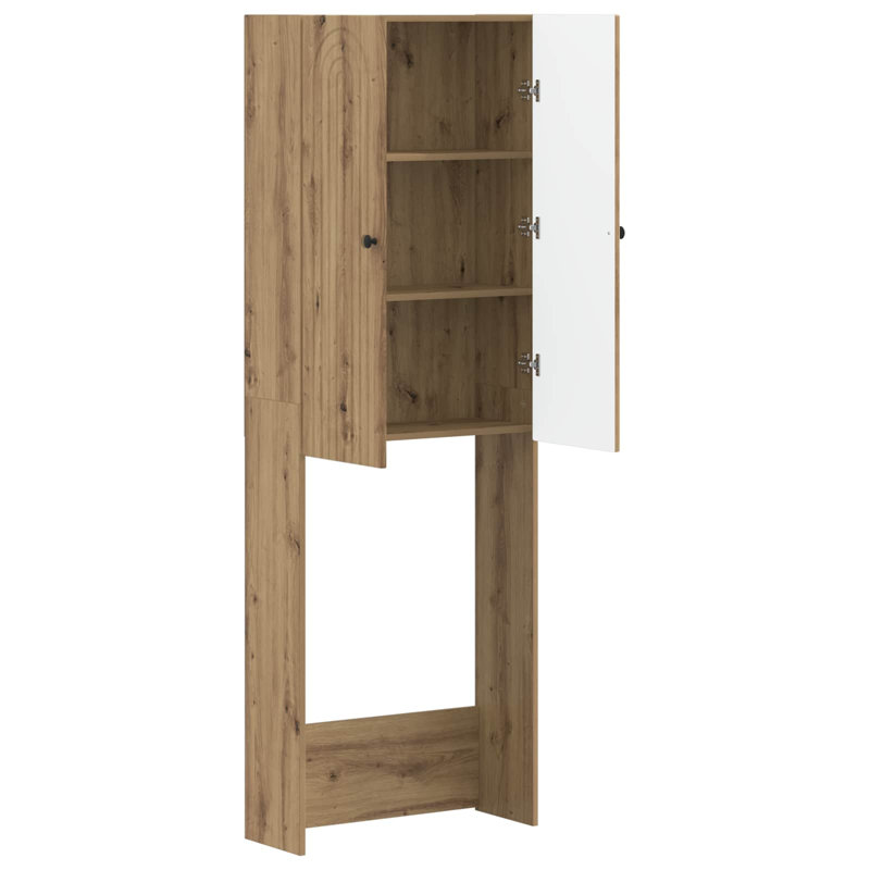 Bathroom Storage, Artisan Oak