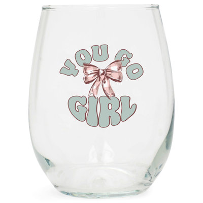Verre à vin Bow You Go Girl 15 oz