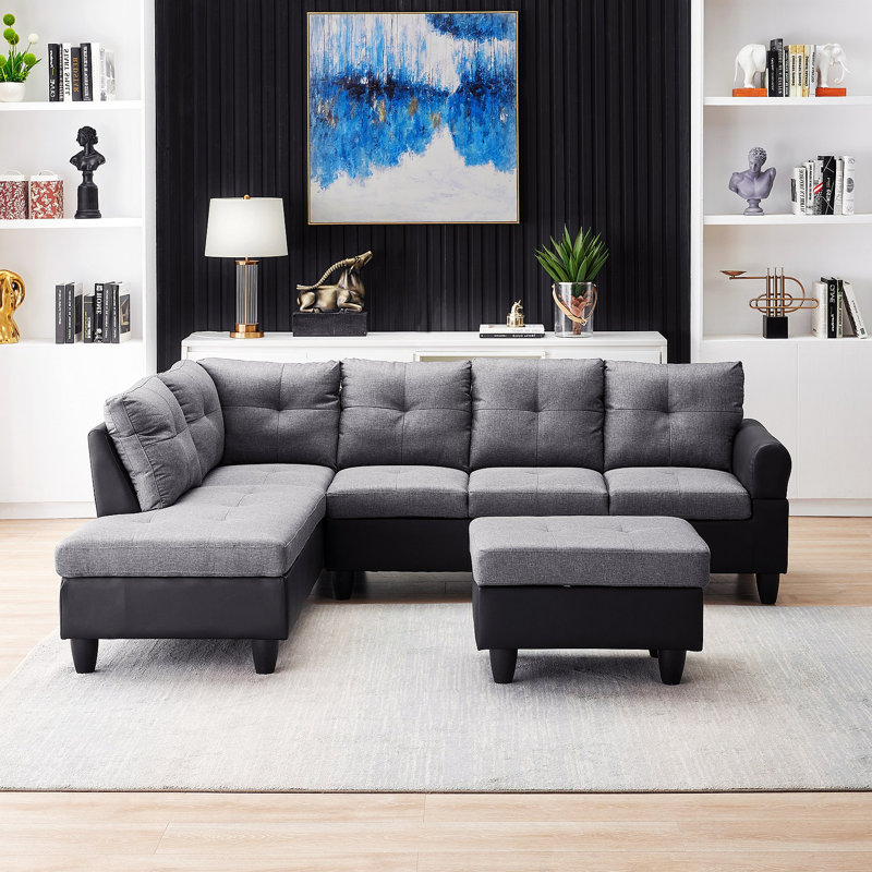 Canapé modulaire rembourré 4 pièces Towonna