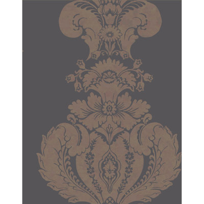 Aldwych Damask Metallic Wallpaper Roll