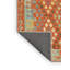 Tapis de zone rouge/orange/vert contemporaine-2020424345