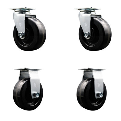 4 Piece Phenolic Caster Set