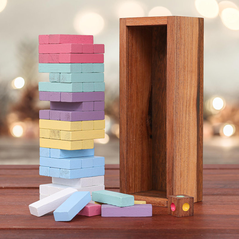 Jawonna Loon Peak 2 Player Wood Puzzle, 10.75" H x 3" W x 3" L
