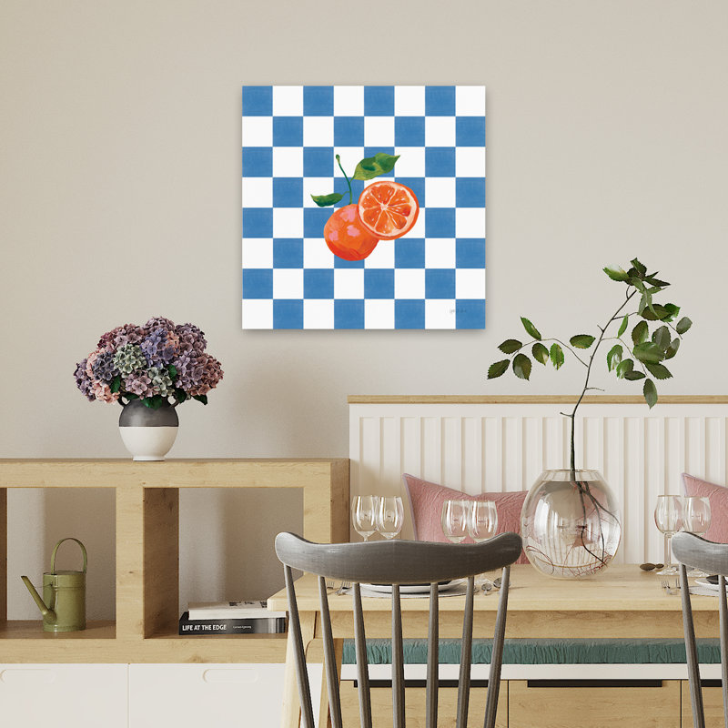 «Summer In Chequers Iii», art contemporain, H 18 po x l 18 po
