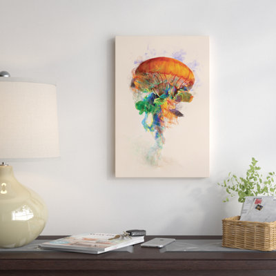 Jellyfish ink, impression sur toile tendue