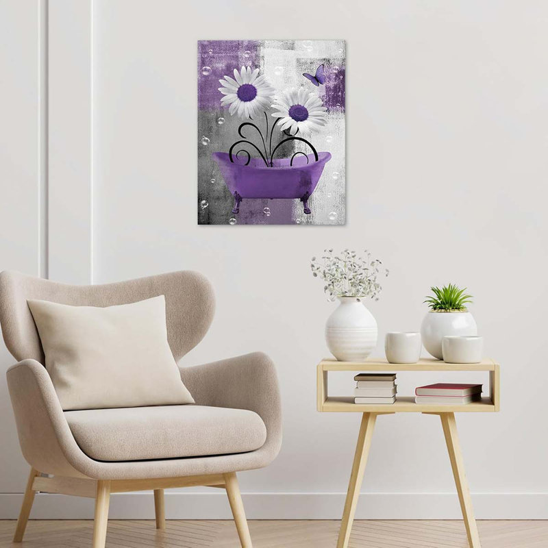 Wrapped Canvas Print, Purple, 60 cm H x 40 cm W