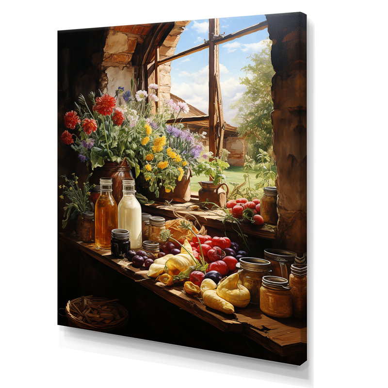 French Cheese Symphony I, H 20 po x l 12 po x P 1 po, Toile tendue