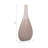 Sculptural Elongated Ceramic Table Vase for Home Decor, Decorative Flower Vase with Smooth Gradient Glaze and Elegant Tapered Silhouette, Perfect for Fresh or Faux Floral Arrangements, Brown-2069984037