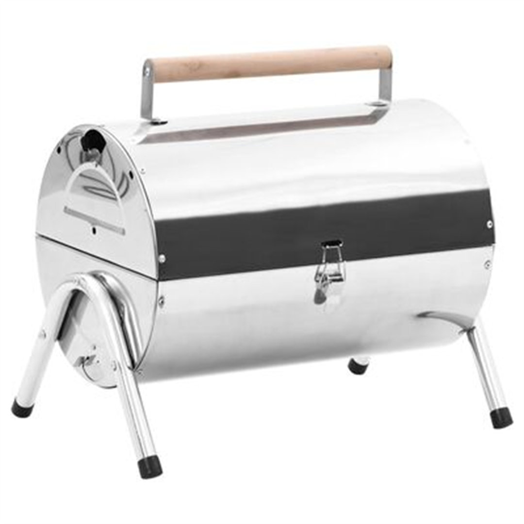 Dakota Fields Wishram 30cm W Barrel Gas & Charcoal Combo Grill