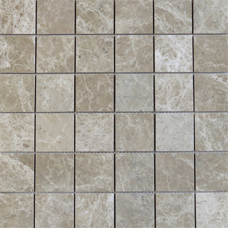 Carreau de mosaïque 12 po x 12 po Emperador