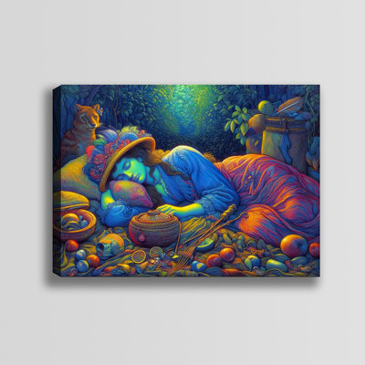 Peinture décorative sur toile