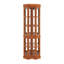 Vitrine de coin avec 5 tablettes et système de rangement (ampoule E26 non incluse)-1324446066