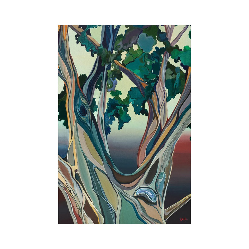 Grand arbre à Honolulu, H 18 po x l 12 po