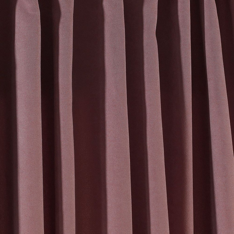 Solid Colour Kitchen Curtain, Rose Pink, 100" W x 60" L