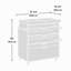 Chariot artisanal traditionnel, finition blanche