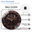 Horloge murale 12 po