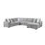Canapé modulaire 4 pièces avec lit escamotable-1052542299