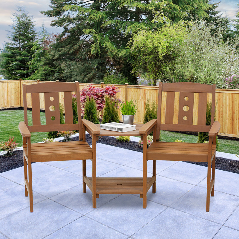Arianna Wood Outdoor Bench
