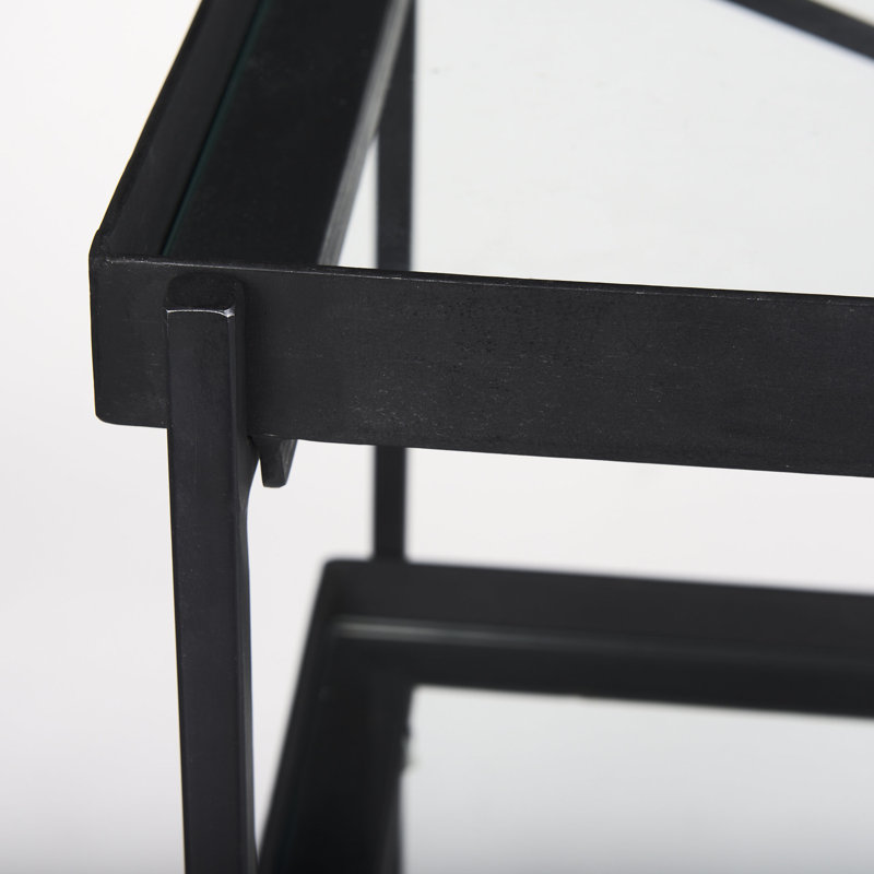 Console Lupita, 72 x 16 x 30, Noir