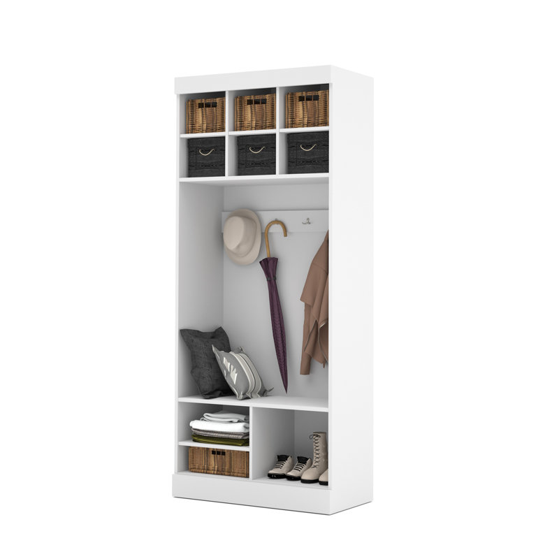 Arlex 35.8'' Walk-In Tower, White