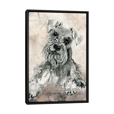 « sketchy study : schnauzer », impression sur toile