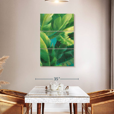 Harnek Palm Of The Tropics II Teal Gold