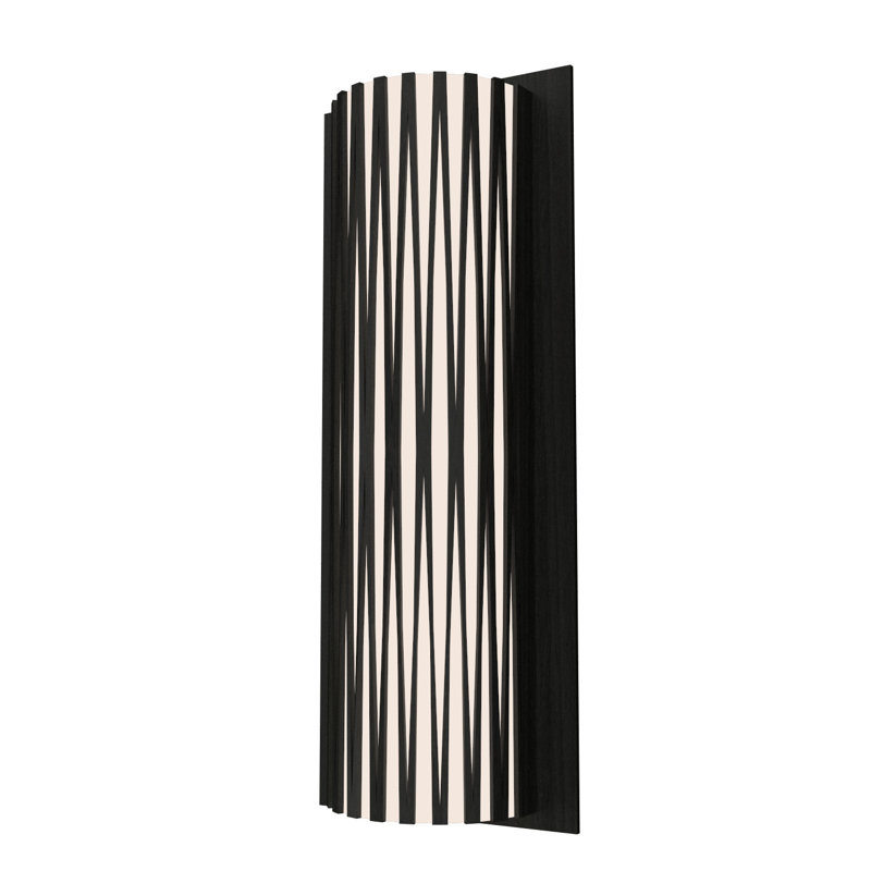 Living Hinges 2 - Light Flush Mounted Sconce, Charcoal