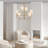 Barbara Barry Courtois 6 Light Dining Room Chandelier With Linen Shade-1035420427