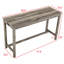 Ensemble de table de bar avec prise de courant, ensemble de table de bar et de chaises, ensemble de table de salle à manger 4 pièces, ensemble de table de petit-déjeuner industriel-1161837894-1161837889