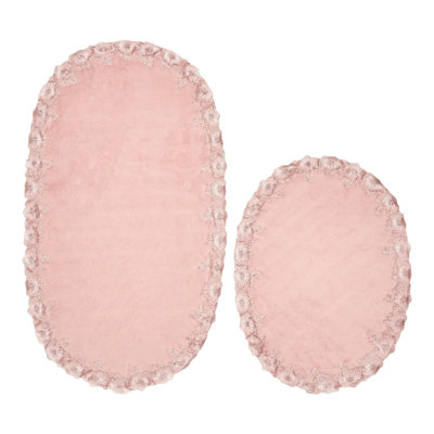 Ensemble de tapis de bain floral 2 pièces