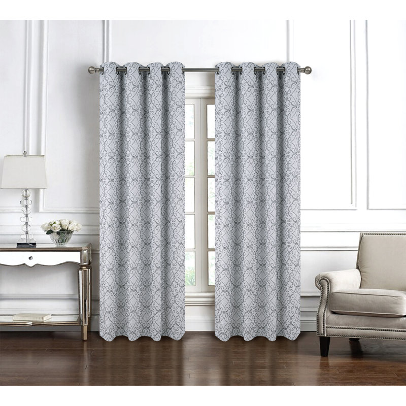 Rideau obscurcissant Woodbridge, Argent argent