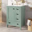 Meuble-lavabo compact avec lavabo en céramique, tiroirs à fermeture en douceur et rangement spacieux pour les salles de bain modernes