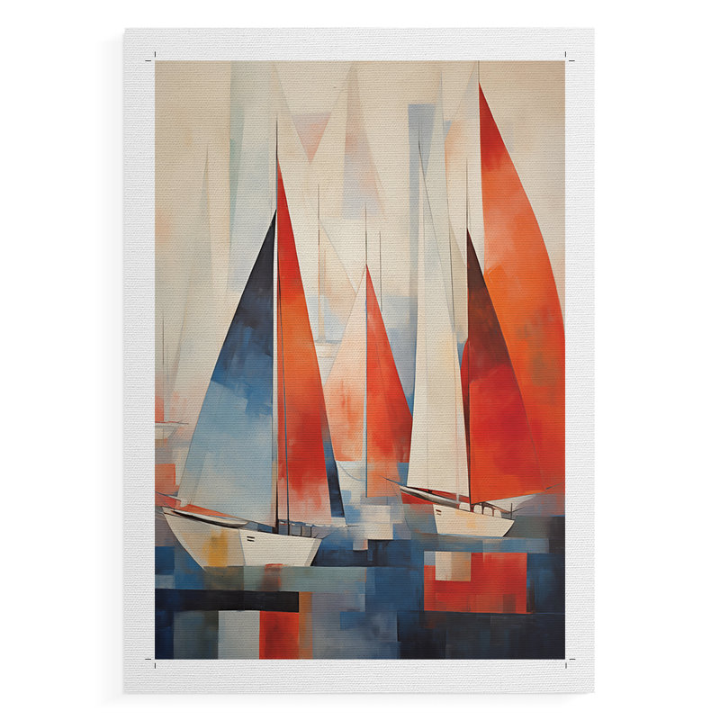 NAUTICAL Series CDXV - Impression sur toile seulement - NON CADRE, H 18 po x l 12 po