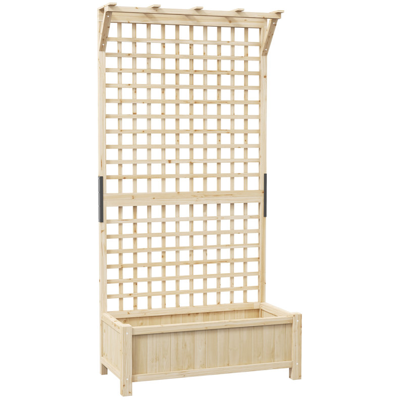 183cm H x 45cm W Wood Lattice Panel
