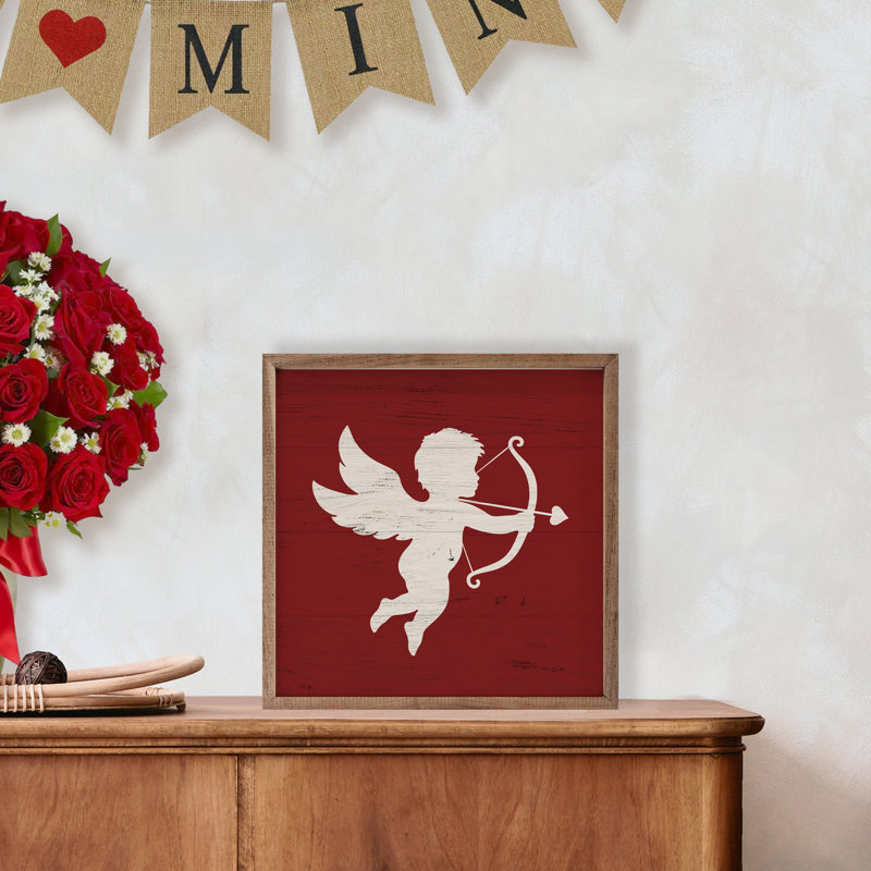Cupid Red, 12" H x 12" W