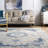 Juliea Distressed Medallion Oriental Power Loom Performance Rug-2107254063