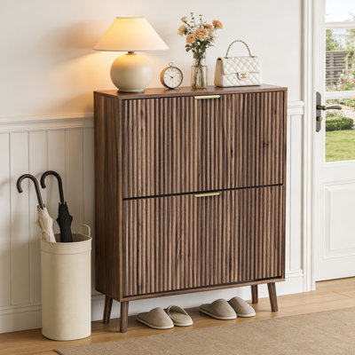 16 Pair Shoe Storage Cabinet