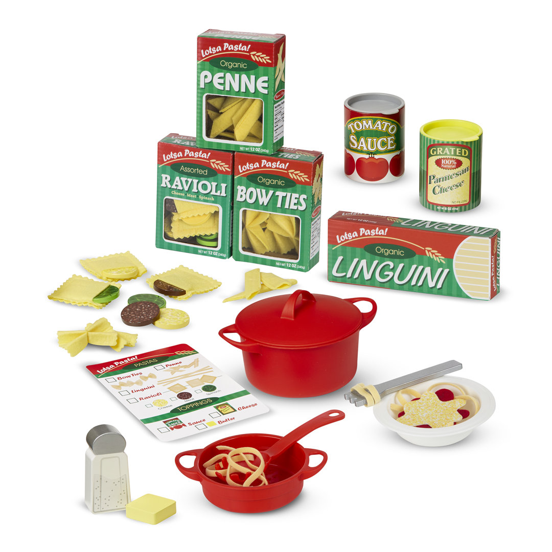 58 Piece Perfect Pasta Play Food Set Melissa & Doug