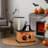 33'' Black Orange Spooky Fun Halloween Cat Tree