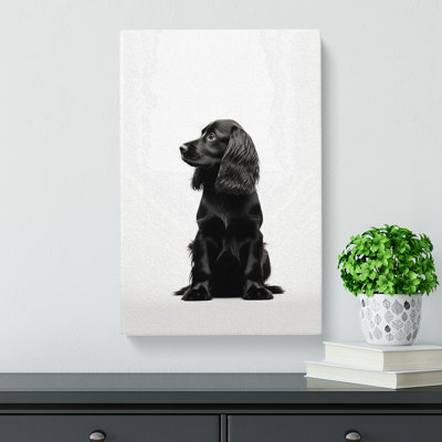 Cocker Spaniel Minimalism - No Frame Print