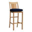Croquet 24.5" Patio Bar Stool with Cushion-2129069838-2129069235-2129122556